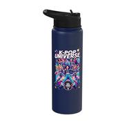 K-Pop Universe Idol Kings Vibrant Pop Dream Stainless Steel Insulated Water Bottle