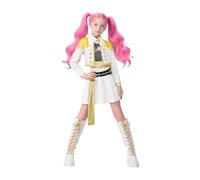 K PopDemonHuntersCostume Rumi1 Zoey1 Cosplay Costume For Kids, Hunters Pop Singers Rumi1 Zoey1 Idol Stage Role Play Demon HuntersOutfits Halloween Dress Up For Women Girls, 120cm-160cm