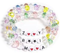 K Pops DemOn-Hunters Merch Move Inspired Bracelets Teenage Girl Gifts Stretch Friendship BFF Couples Beaded Bracelets Christmas Stocking Stuffers Gifts for Fans