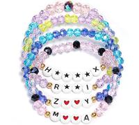 K Pops DemOn-Hunters Merch Move Inspired Bracelets Teenage Girl Gifts Stretch Friendship BFF Couples Beaded Bracelets Christmas Stocking Stuffers Gifts for Fans