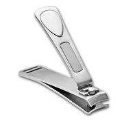K-Pro KLIPSY Nail Clipper Large - for Men and Thick Nails - Stainless Steel | Extra sharp fingernail clippers with file for thick nails - stainless steel ideal for seniors and travel