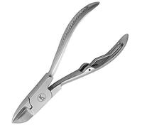 K-Pro Nail Nippers - Mens Heavy Duty Toenail Clippers/Cutters for Thick Toe Nails - Podiatry (Satin)
