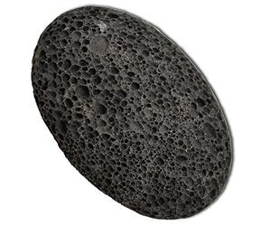 K-Pro Natural Lava/Pumice Stone for Foot Care - Alternative Way to Remove Dry Skin (Black)