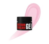 K Professional Builder - Medium Builder Gel Lilac Pink Nail Extension UV LED - Nail Extension Gel Nails Modeling, Repair, Strengthening 13 ml