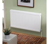Kartell K-RAD Kompact Type 22 Double Panel with Double Convector Horizontal Radiator | White | Mild Steel | 600mm x 900mm