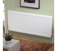 Kartell K-RAD Kompact Type 11 Single Panel with Single Convector Horizontal Radiator | White | Metal | 400mm x 1400mm