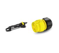 K?rcher Premium Oscillating Sprinkler - OS 5.320SV & 2.645-191.0 6.5 x 3.3 x 4.5 cm Universal Hose Connector - Yellow/Black