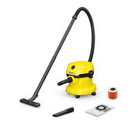 K?rcher Wet & Dry Vacuum Cleaner WD 2 Plus, blowing function, power: 1000w, plastic container: 12 l, suction hose: 1.8 m, incl. cartridge filter,