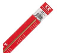 K&S 1/8 in. Dia. x 12 in. L Square Brass Tube 2 pk