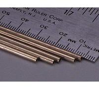 K+S 1144 Round Brass Tube 3/32x36" (5), 1144