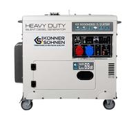 K&S Emergency Generator 230V 400V Diesel Power 7.5kW Ats