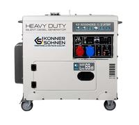 Diesel Generator max 7500 W (400 V) / 6400 W (230 V) KS 9200HDE-1/3 ATSR