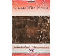 K&S Precision Metals 6530 Copper Sheet, 0.016" Thickness x 6" Width x 8" Length, 26 Gauge, 1 pc, Made in USA