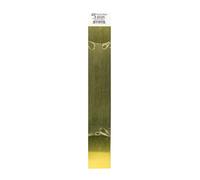 K&S Precision Metals 8235 Brass Strip, 0.025" Thickness x 2" Width x 12" Length, 3 pcs per car, Made in USA