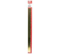 K&S Precision Metals 8238 Brass Strip, 0.025" Thickness x 3/4" Width x 12" Length, 3 pc, Made in USA