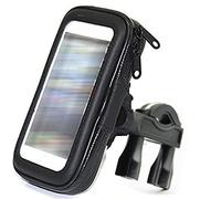 K-S-Trade Bike Phone Holder For Huawei P30 Pro New Edition Bike Mount Compatible With Huawei P30 Pro New Edition, Handlebar Mount For Smartphones. Suitable For Bicycle, Motorcycle, Quad, Scooter, Etc.