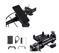 K-S-Trade Bike Phone Holder For Motorola Moto E20 Mobile Phone Holder For Bike Compatible With Motorola Moto E20 Holder Handlebar Bike Mount Motorcycle Fastening Cellphone Mobile Phone Black (1x)