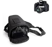 K-S-Trade Camara Case For Canon PowerShot SX70 HS Compatible With Canon PowerShot SX70 HS: SLR Should Bag Camerabag Colt Design Rainproof Anti-shock DSLR DSLM SLR, Bridge Etc., Black -