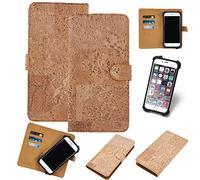 K-S-Trade Protective Case For Fairphone 3 - Cork Mobile Phone Case Cover - Protective TPU Case Bumper In Light Brown, (1x)