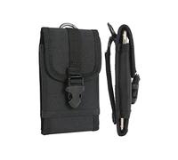 K-S-Trade Protective Case For Fairphone Fairphone 3 Belt Pouch/Holster Compatible With Fairphone Fairphone 3, Black Extremely Robust Phone Case Smartphone Protective Cover Outdoor/Camping Bag 1x