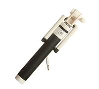 K-S-Trade Selfiestick For Samsung Galaxy J6 (2018) Selfie Stick Compatible With Samsung Galaxy J6 (2018), Black, Wired Monopod, Telescopic Pole, Self Portrait, Handheld Stick 1x