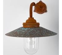 K.S. Verlichting Provence outdoor wall light in rust brown