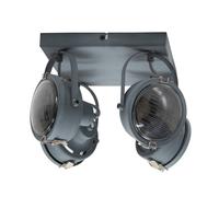 K.S. Verlichting Square Satellite ceiling light in grey
