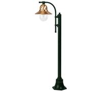 K.S. Verlichting Toscane 1-bulb lamp post 150 cm, green