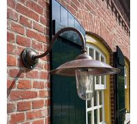 K.S. Verlichting Vienna I outdoor wall light, copper, Ø 35 cm, IP44