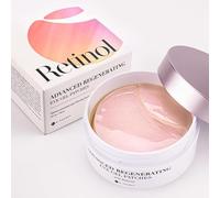 K-SECRET Ksecret Advanced Regenerating Eye Gel Patches, 102g, 60 Pieces (15 Pairs) with Retinol, Korean Skin Care, Anti-Wrinkle Eye Masks