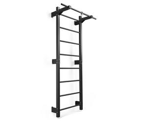 K-Sport Multifunctional Swedish Ladder Pull-Up Bar, Dip Station, Adjustable Sit-Up Bench, Punch Bag Holder & More | Durable Steel Frame for Home Gym Strength Training (Wall Bar with Pull-Up)