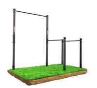K-Sport Outdoor Pull-Up & Dip Station - 205cm | Heavy Duty Calisthenics Bars for Garden Gym | Multi-Function Strength Training Tower with Boxing Bag Hook | Height