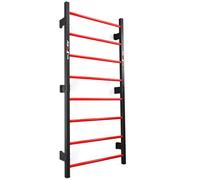K-Sport: Wall Rung with 8 Rungs, Climbing Frame up to 250 kg, Metal Climbing Wall for Wall Mounting for Adults and Children (Red1)