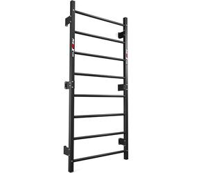 K-Sport: Wall Rung with 8 Rungs, Climbing Frame up to 250 kg, Metal Climbing Wall for Wall Mounting for Adults and Children (Red1)