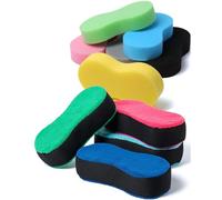 K-STH (10 Pack) MultiColoured Car Wash Sponge Set, 6 High-Density Large Sponges, 4 Microfibre Sponge, Multi-Use Sponges For Car Cleaning, Non-Scratch, Easy Grip, Super Quality, Stylish, Durable