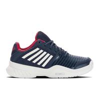 K-Swiss Boys Boy's Juniors Court Express Omni Tennis Shoes in Blue-White - Blue & White Leather - Size UK 12 Kids