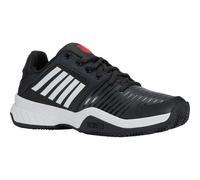 K-Swiss Men's Court Express Hb Tennis Shoe, Stretch Limo Bright White High Risk Red, 9.5 UK