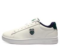 K-Swiss Court Shield Ii Men's Leather | Court Shoes | White / Rainforest / Peacot | UK Size 12