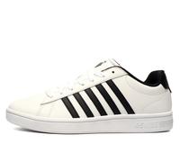K-Swiss Court Tiebreak Men's Leather | White / Black / White | UK Size 12