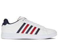 K-Swiss Men Court Tiebreak Ii Sneaker, Wht Peacot Smba Red, 10 UK