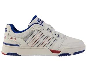 K-Swiss Men Si-18 Rival Sneaker, Snow White Navy Red, 10 UK