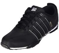 K-Swiss Men's Arvee 1.5 Sneaker, Black/WHT/SLVR/Split, 10 UK