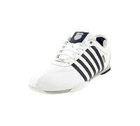 K-Swiss Men's Arvee 1.5 Sneaker, WHT/NVY/GRYVLT/SPLIT, 9.5 UK