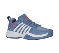 K-Swiss Men's Court Express 2 Tennis Shoe, Infinity White Scarlet Ibis, 7 UK