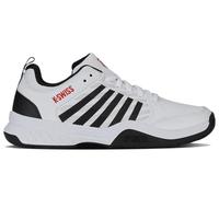K-Swiss Men's Court Express 2 Tennis Shoe, White/Black/Mars Red, 8.5 UK