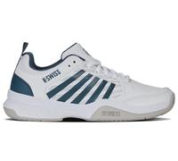 K-Swiss Men's Court Express 2 Tennis Shoe, White/Stargazer/Vapor Blue, 12 UK