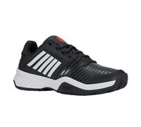 K-Swiss Men's Court Express Hb Tennis Shoe, Stretch Limo Bright White High Risk Red, 12 UK