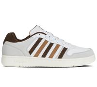 K-Swiss Men's Court Palisades Sneaker, Wh Tstcocnt Chcbwn, 9.5 UK