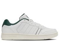 K-Swiss Men's Court Palisades Trainers, Bright White/Posy Green/Snow White, 42.5 EU, Bright White Posy Green Snow White, 8.5 UK
