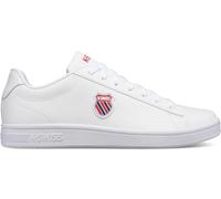 K-Swiss Men's Court Shield Low-Top Sneakers, White/Corporate, 7.5 UK